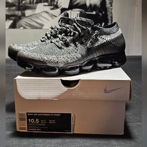 Nike Vapormax Flyknit Men's Shoes - Black and Gray